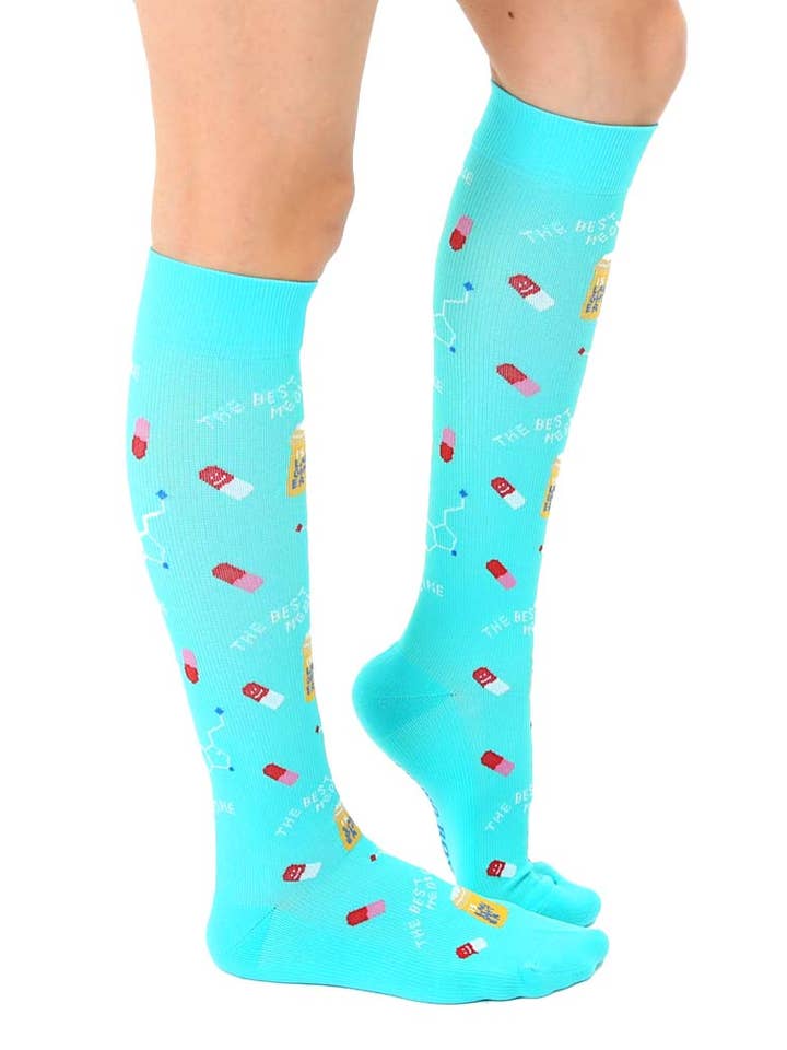 Living Royal - Wholesale Socks - Unisex - Compression Socks (15-20mmHg) - Doctor / Nurse - Blue1