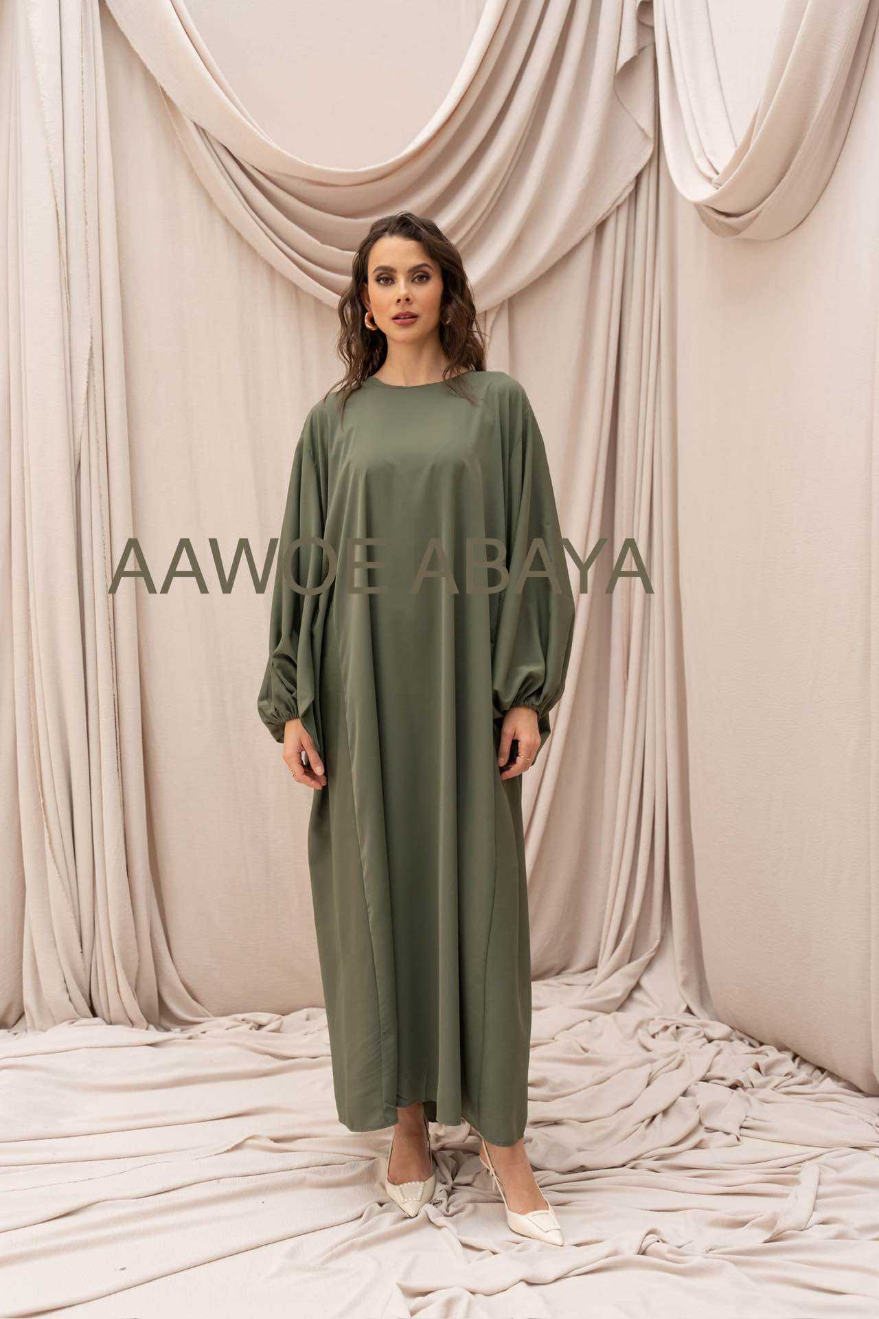 Aawoe Abaya - Wholesale Dress - Women's - Elegant Abaya Dress - 2466-ROB9