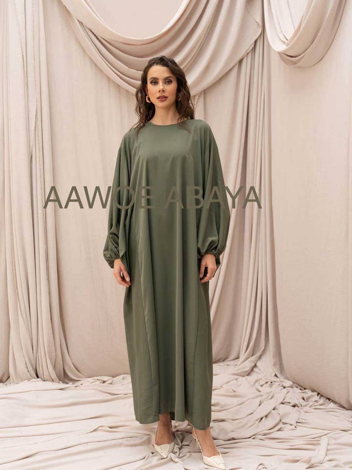 Aawoe Abaya - Wholesale Dress - Women's - Elegant Abaya Dress - 2466-ROB9