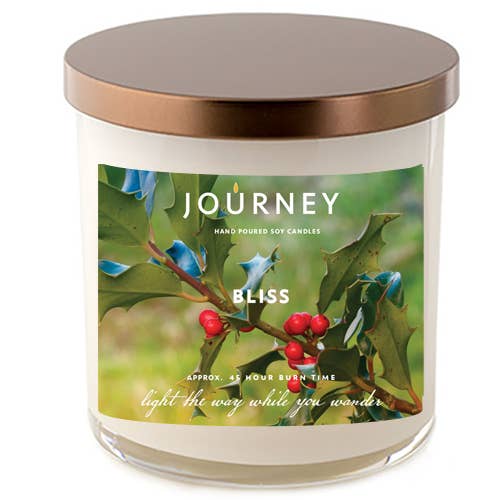 Bliss Journey Handmade Soy Wax Candle for wholesale by Journey Candle