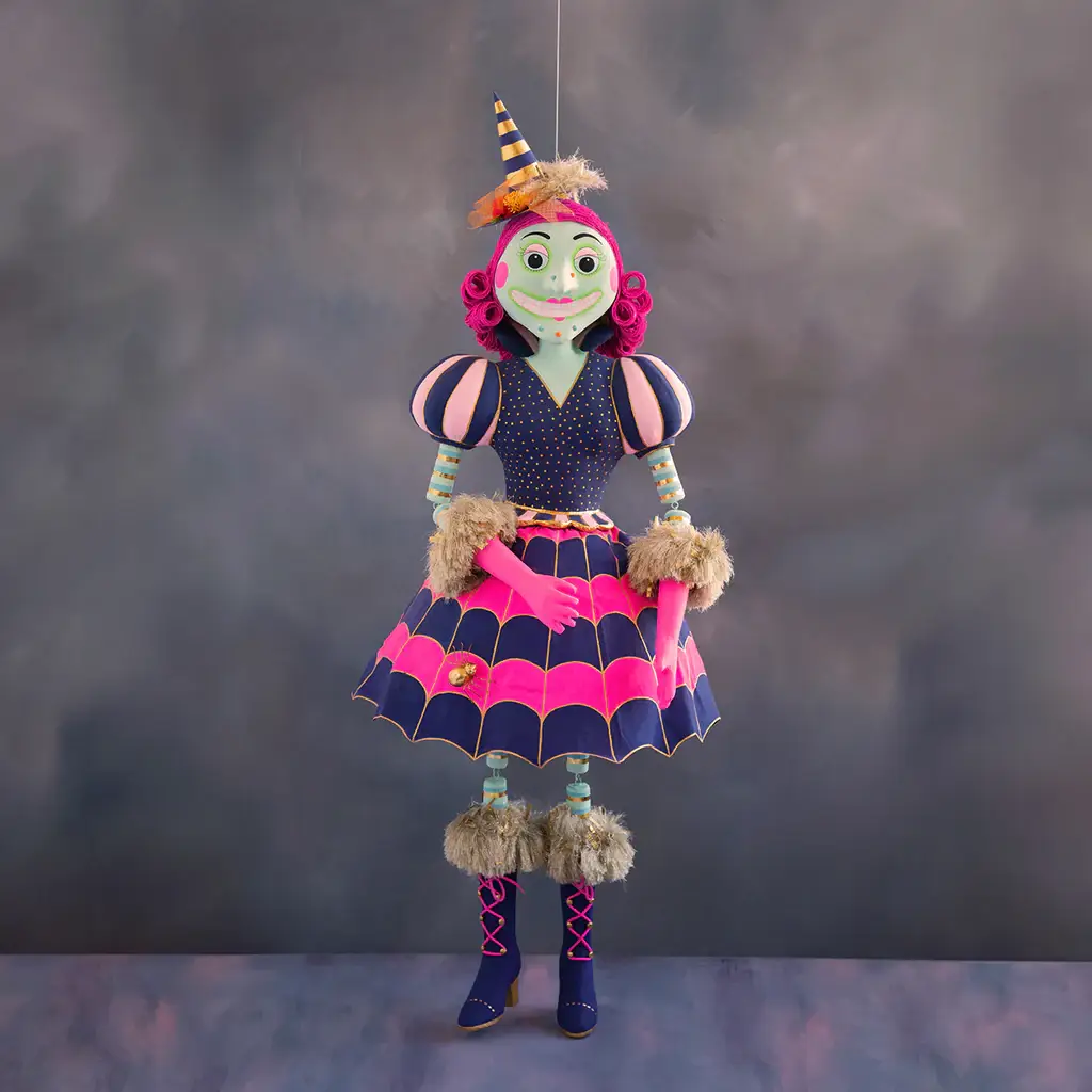 Glitterville - Wholesale Paper Mache - Glitterville Pinky Itchy Witchy Display, Papermache, 13.5"x20