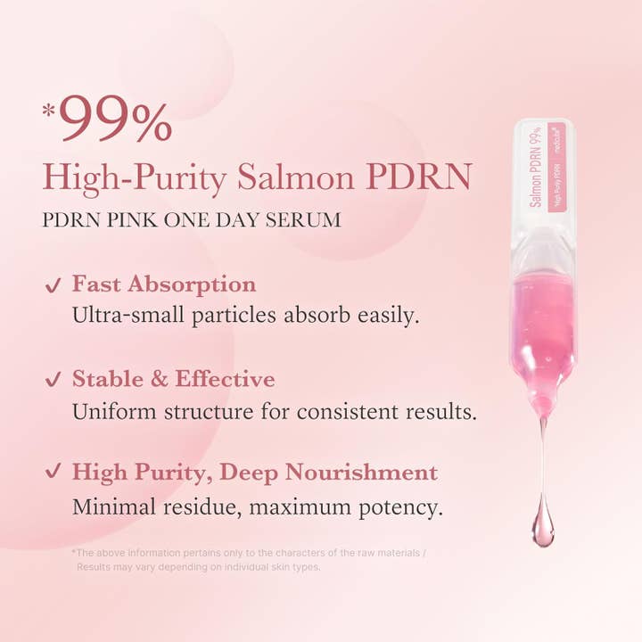 Best Beauty Group - Wholesale Facial Serum/Concentrate - MEDICUBE Pink One Day Serum Salmon PDRN Serum Singles 3