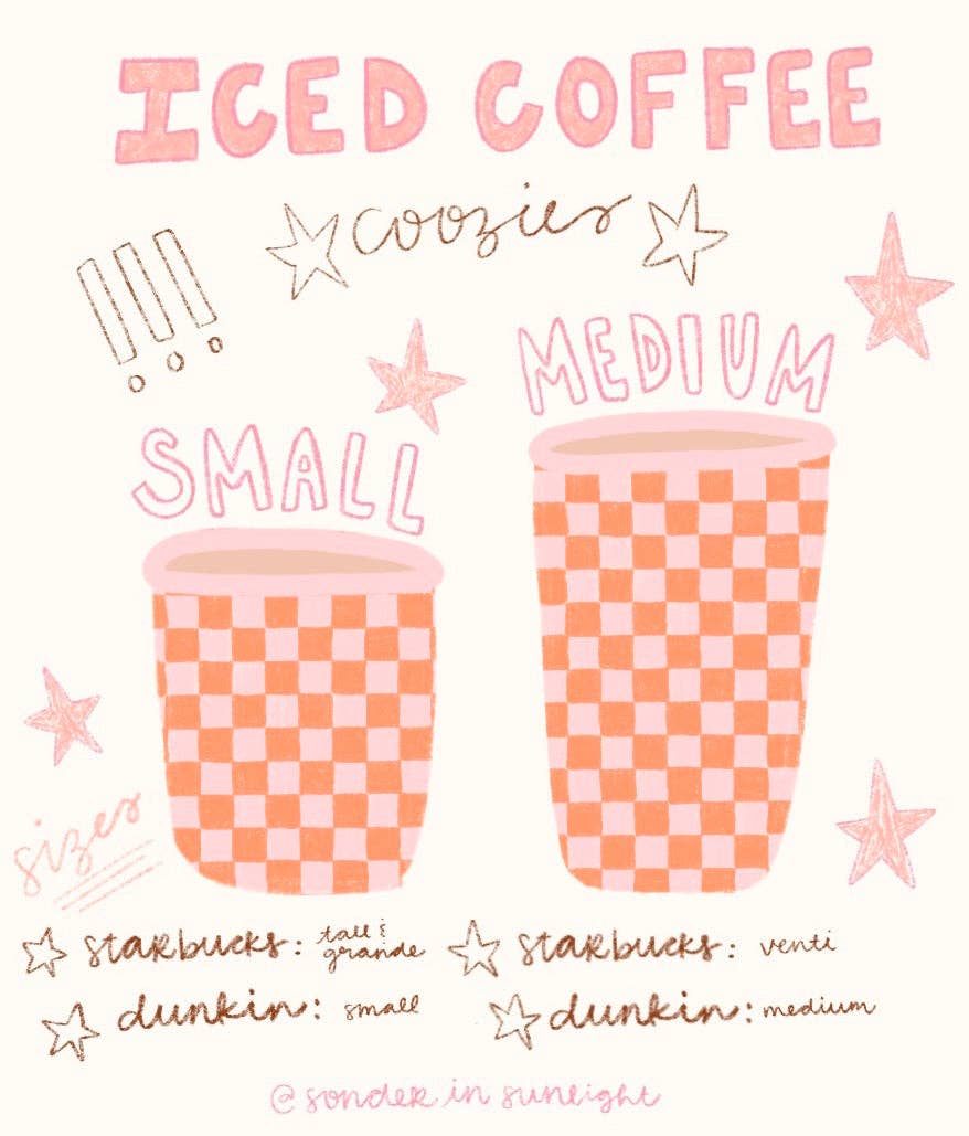 All My Love Stationery - Vendita all'ingrosso Rivestimenti per bottiglie e lattine - Gingham Gal Porta Caffè Freddo3