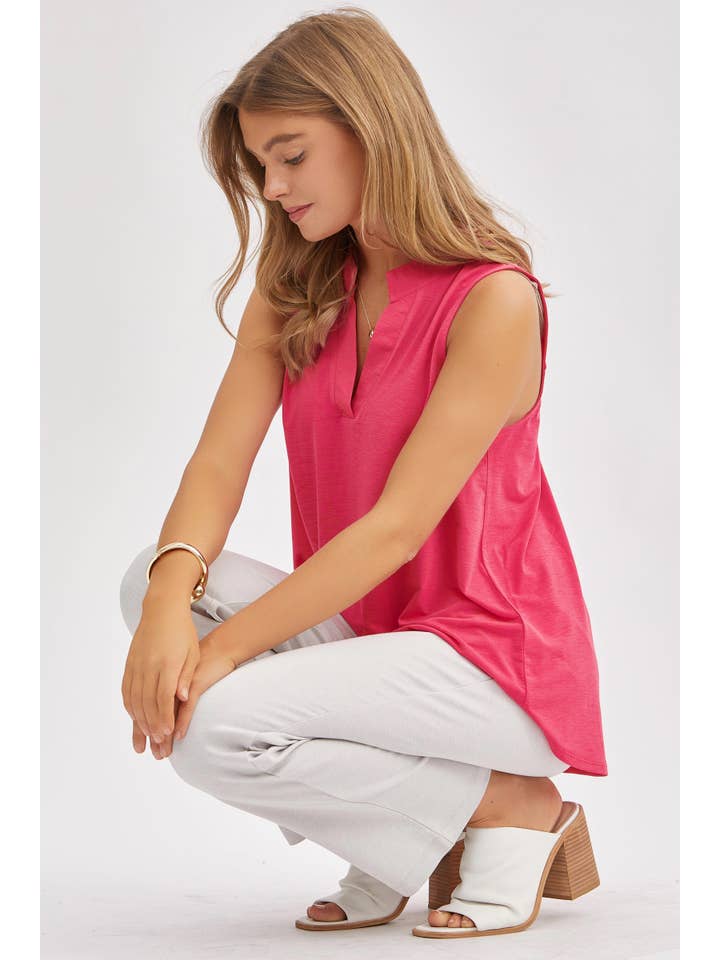 Dear Scarlett - Wholesale Tank Top - Women's - Solid Lizzy A-Line Tank Top
