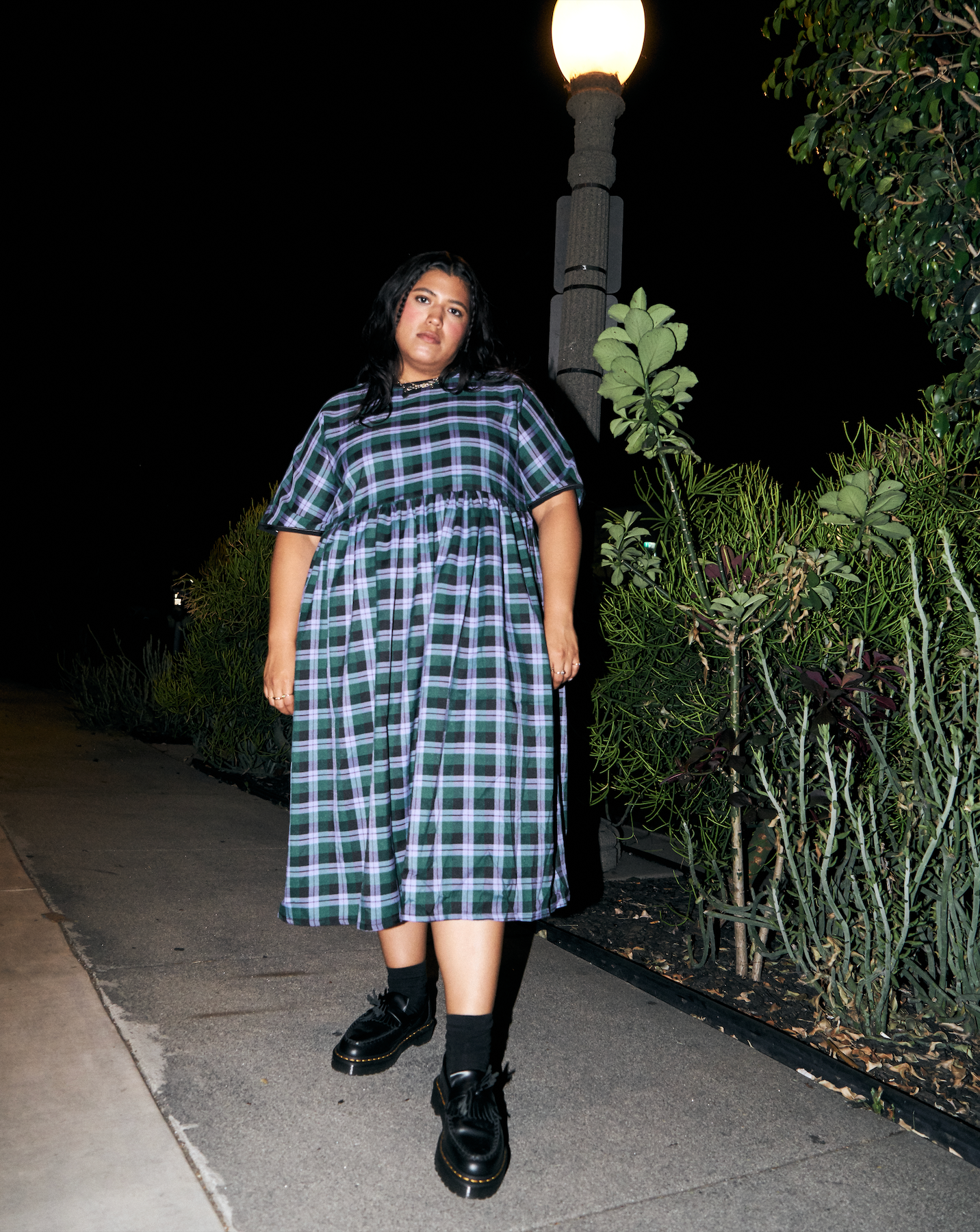 rudie - Wholesale Dress - Women's - Ringer Tea Dress - Purple Haze7