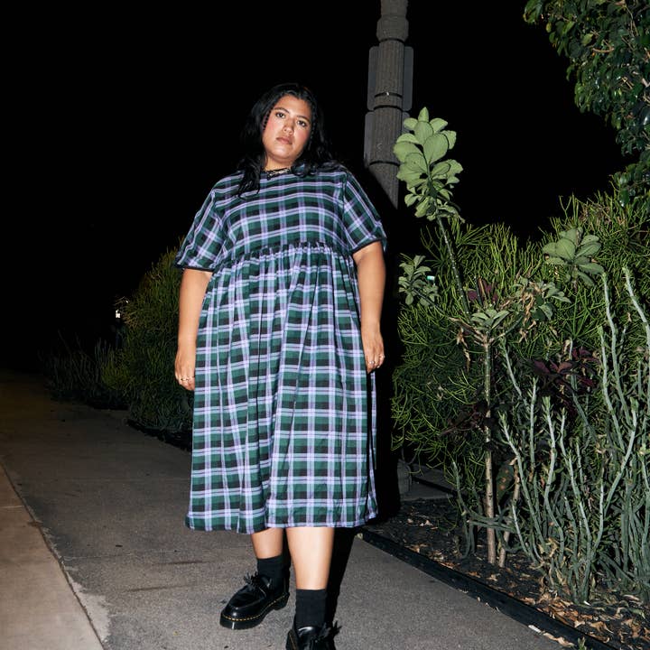 rudie - Wholesale Dress - Women's - Ringer Tea Dress - Purple Haze7