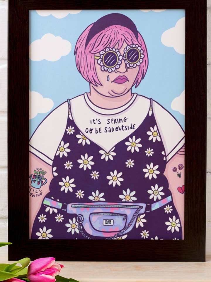 Stampa - Lente verdrietig voor wholesale door Chiaralascura