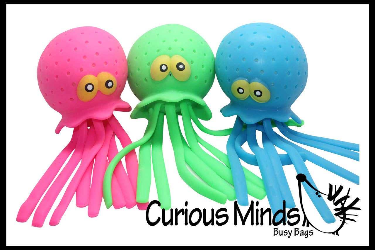 Curious Minds Toys - Wholesale Bath Toy - Baby - 1 Octopus Jellyfish Bath and Pool Toy Water Bomb Soaker - St0