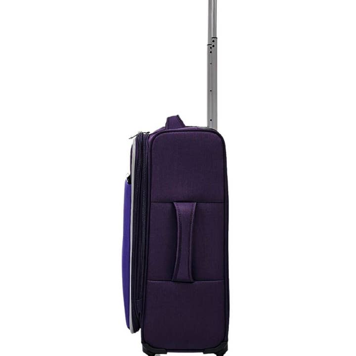 Infinity Leather (Upperclass Fashions Ltd) – wholesale Luggage – Lightweight Cabin 4 Wheel Soft Luggage Travel Bag