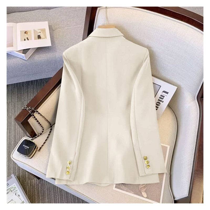 Plush Looks - Vendita all'ingrosso Completo - Donna - Completo giacca e pantaloni tinta unita4