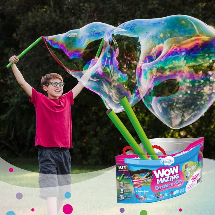 South Beach Bubbles - Wholesale Bubble Wand - Kids - WOWmazing Grab-n-Go Kit (Open Case 24 units)