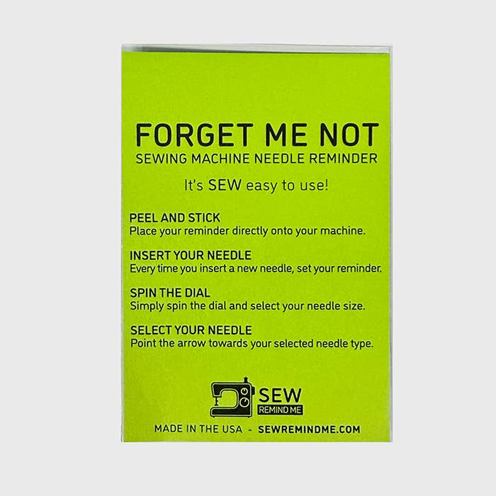 Sew Remind Me - Vente Aiguilles à coudre - Oublie-Moi Pas Aiguille Rappel - Outil/Accessoire de Couture Essentiel2