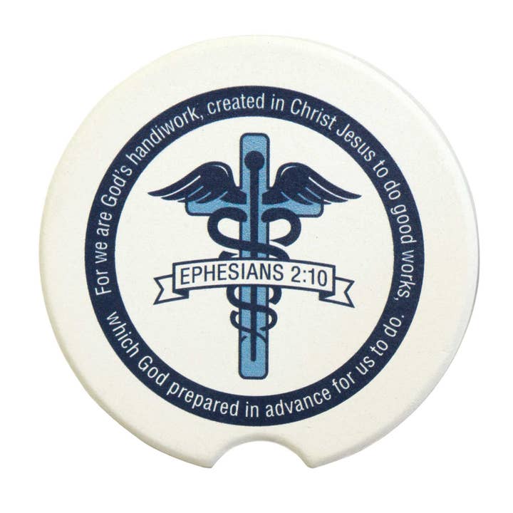 Car Coasters Nurse God Took His 2 Pk for wholesale by Magnolia