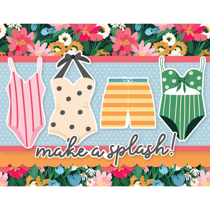 Simple Stories - Wholesale DIY Craft Kit - Sunny Days Simple Cards Kit with Chipboard & Die-Cut Pieces6