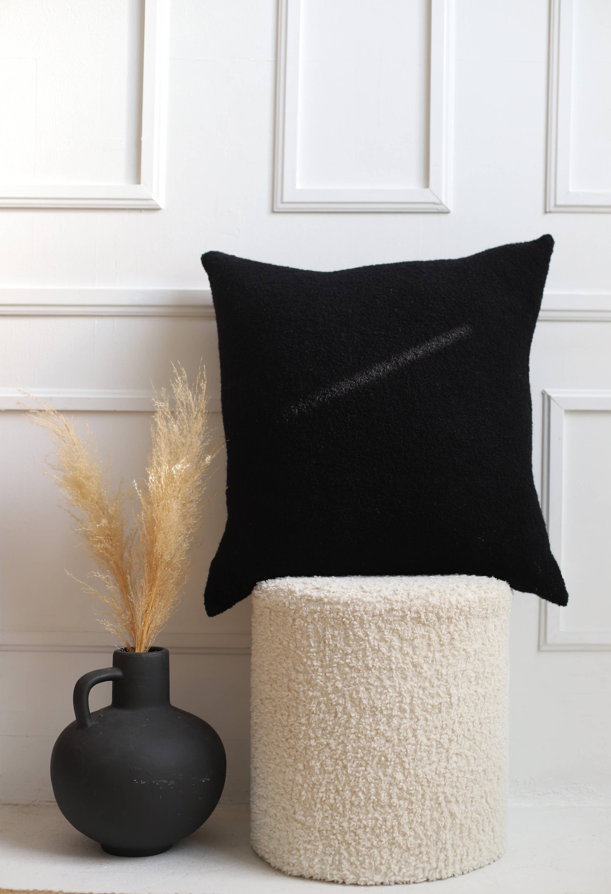 Linen Way Inc. - Wholesale Throw Pillow Cover - Baldwin Wool Pillow Cover - available in 7 Colors3
