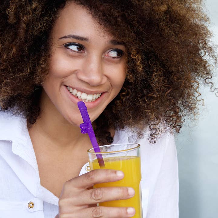 Little Genie Productions - Wholesale Drinking straw - Super Fun Penis Party Straws3