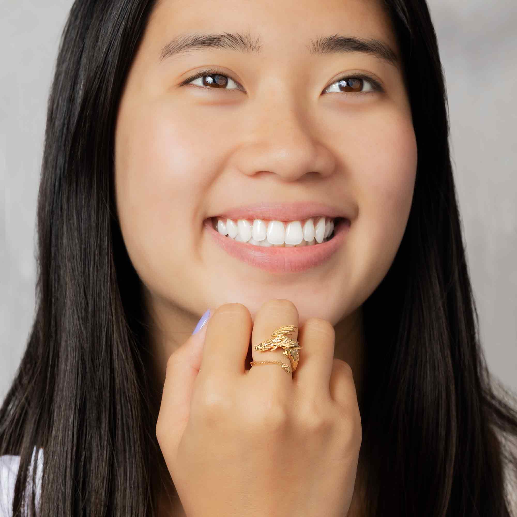 Nina Designs – Engroshandel Statementring – Justerbar dragering i sterlingsølv eller bronze6