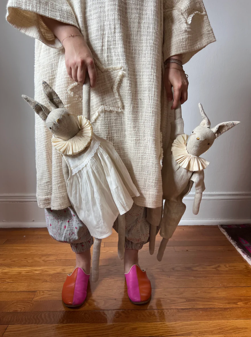 Skippy Cotton - Wholesale Decorative Tabletop Object - Ruffle Bun Ragdoll - Cotton-filled Art Doll14