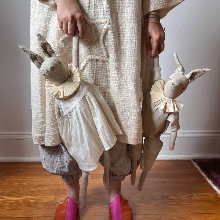 Skippy Cotton - Wholesale Decorative Tabletop Object - Ruffle Bun Ragdoll - Cotton-filled Art Doll2