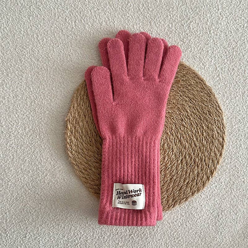 SALINA TRADING INC - Wholesale Gloves - Women's - Handmade 18-Color Knitted Long Gloves for Women - Touchscreen Fingerless Cycling Gloves13