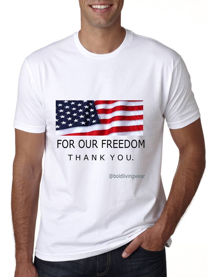 For Our Freedom: Veterans for wholesale by Bold Living Wear