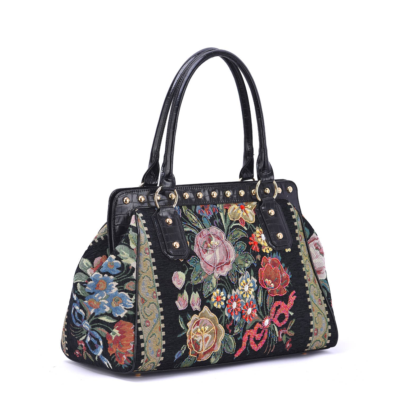 Mellow World - Wholesale Tote Bag - Women's - Flower Shop Vintage Hand Beaded Bag2