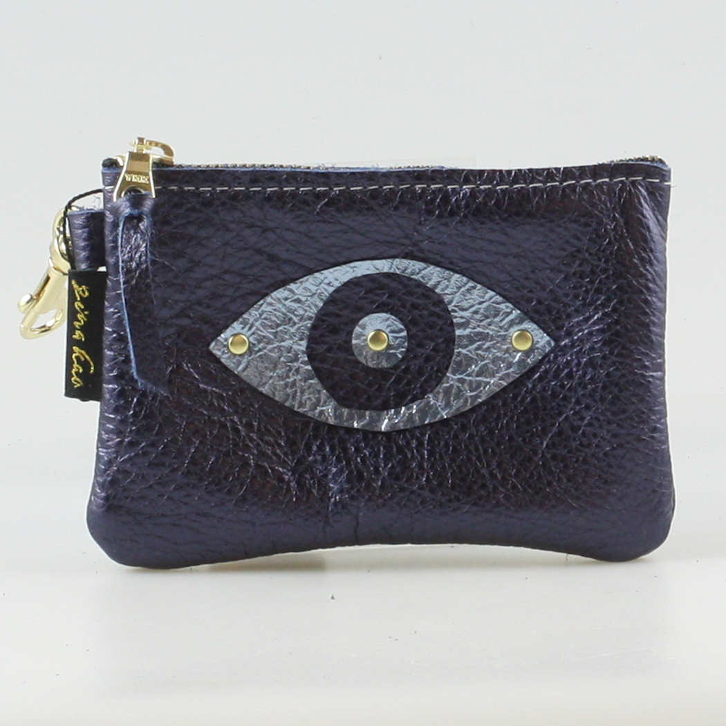 Zina Kao Exclusives - Wholesale Pouch - Women's - The Applique Kara: Evil Eye!3