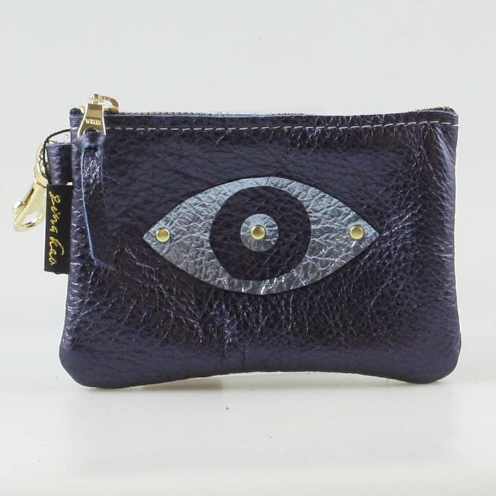 Zina Kao Exclusives - Wholesale Pouch – Women’s - The Applique Kara: Evil Eye!3
