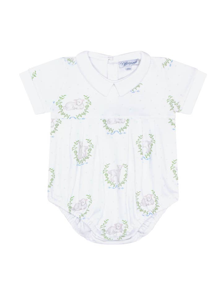 Blue Lamb Print Bubble for wholesale by Nellapima