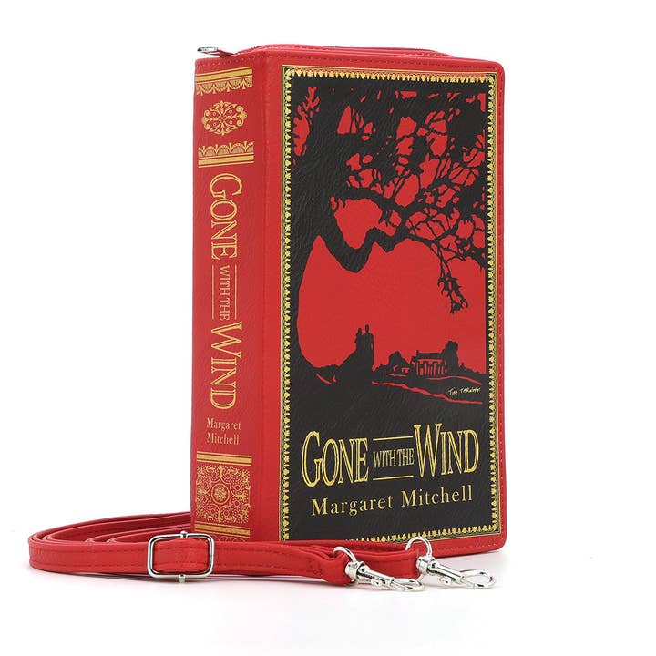 COMECO INC - Wholesale Clutch Bag - Women's - Gone with the Wind Book Clutch Bag in Vinyl1