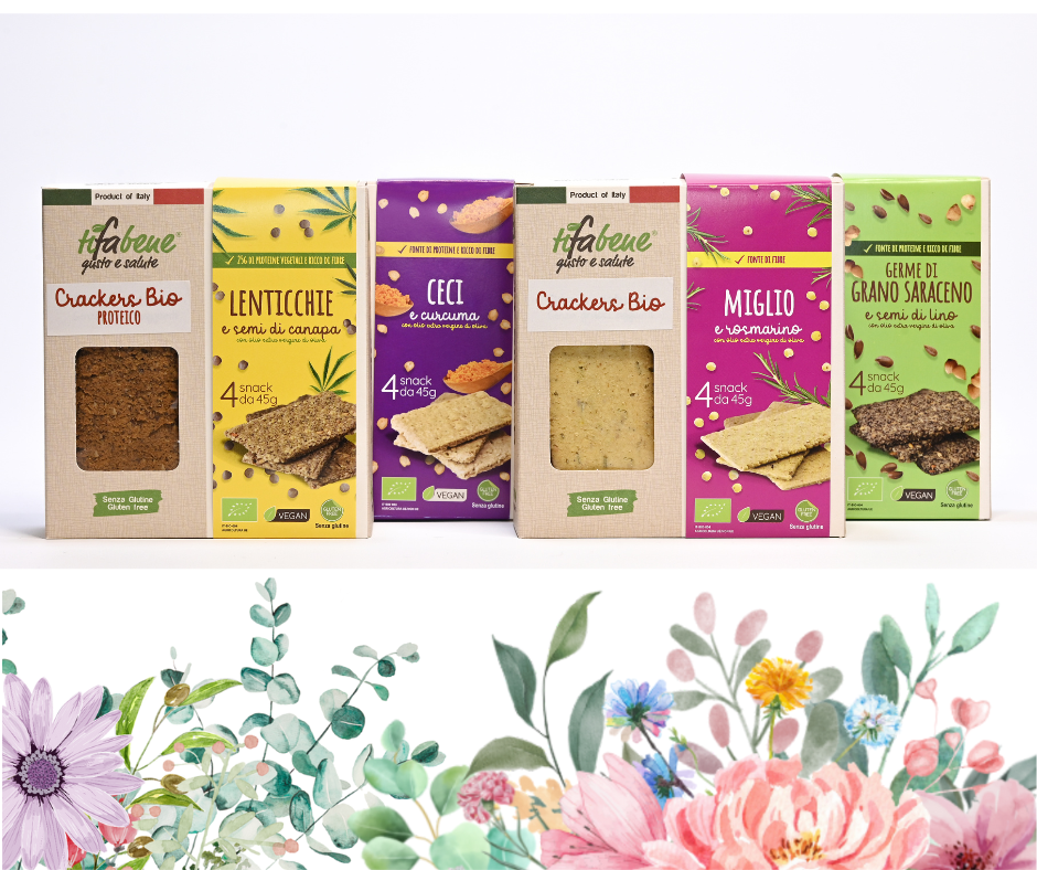 Le deliziose pasticceria sas Ti fa bene bio - Wholesale Crackers - Organic Millet and Rosemary Crackers 180g3