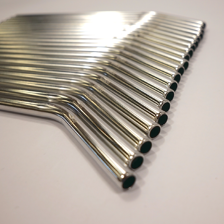 UNIGREEN - Wholesale Drink Stirrer - Curved stainless steel STRAW0