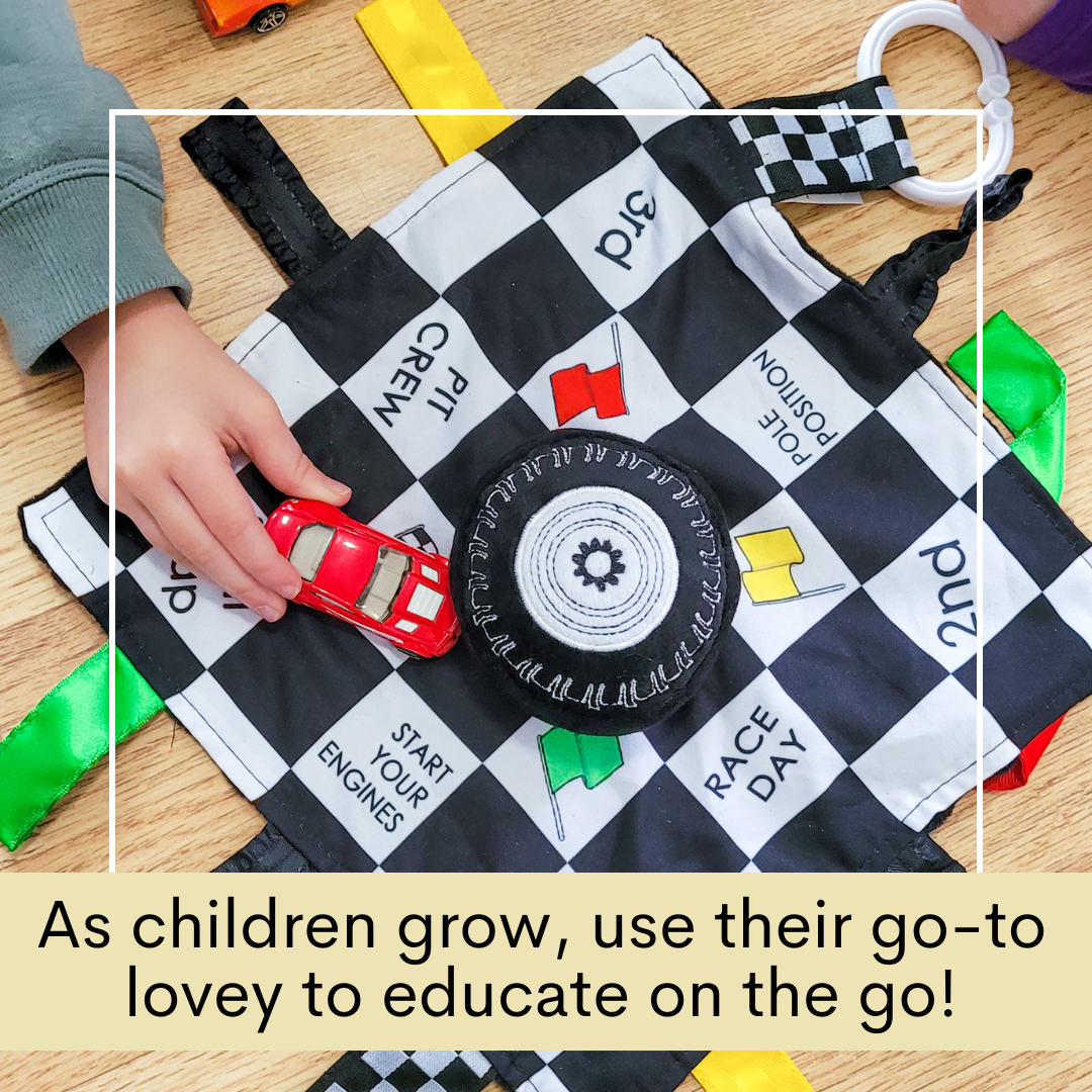 Baby Jack and Company - Wholesale Stuffed/Plush Toy - Kids & Baby - Racing Flag Baby NASCAR Tag Stroller Toy 10" x 10"6