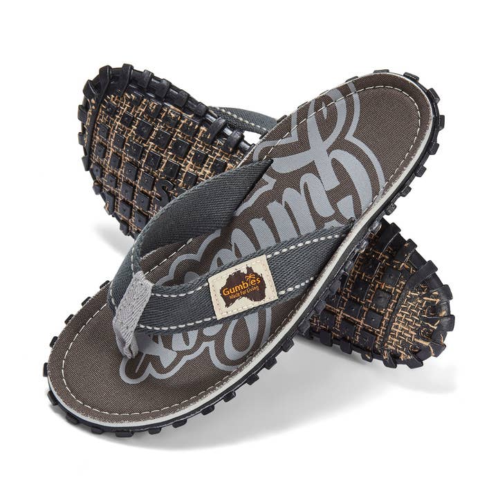 Islander Flip-Flops - Men's - Cool Grey for wholesale by Gumbies