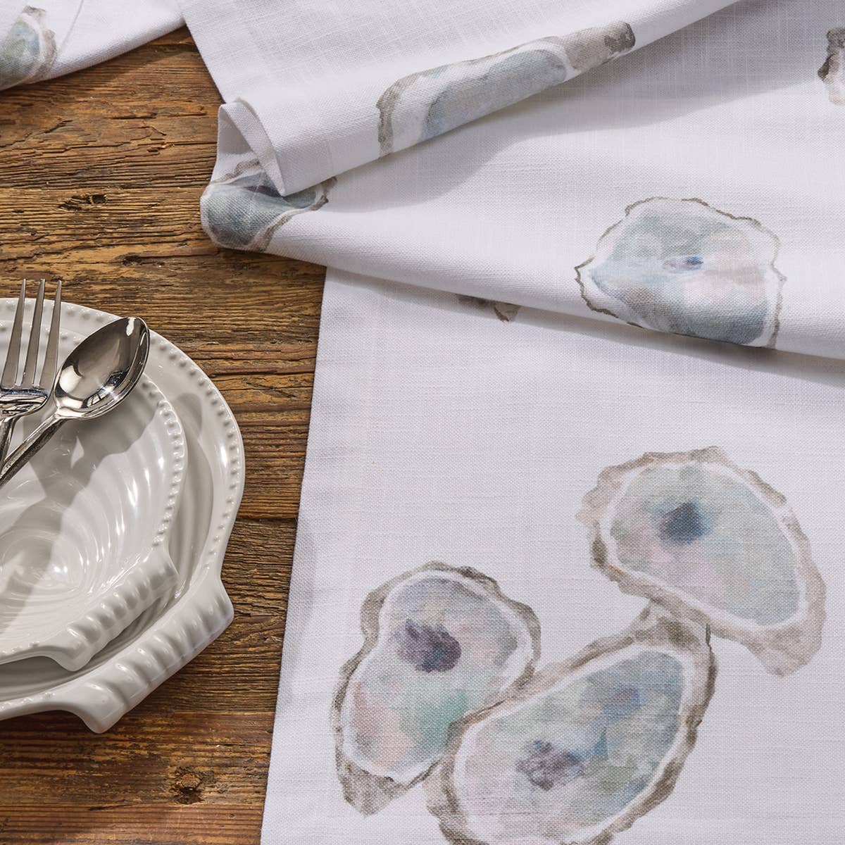 Split P - Wholesale Table Runner - Oyster Bay Runner 72"L4