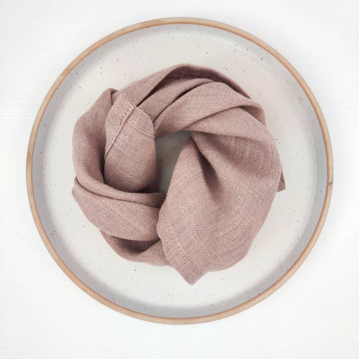 NAMUOS - Wholesale Dinner & Cloth Napkin - Pink linen napkins1