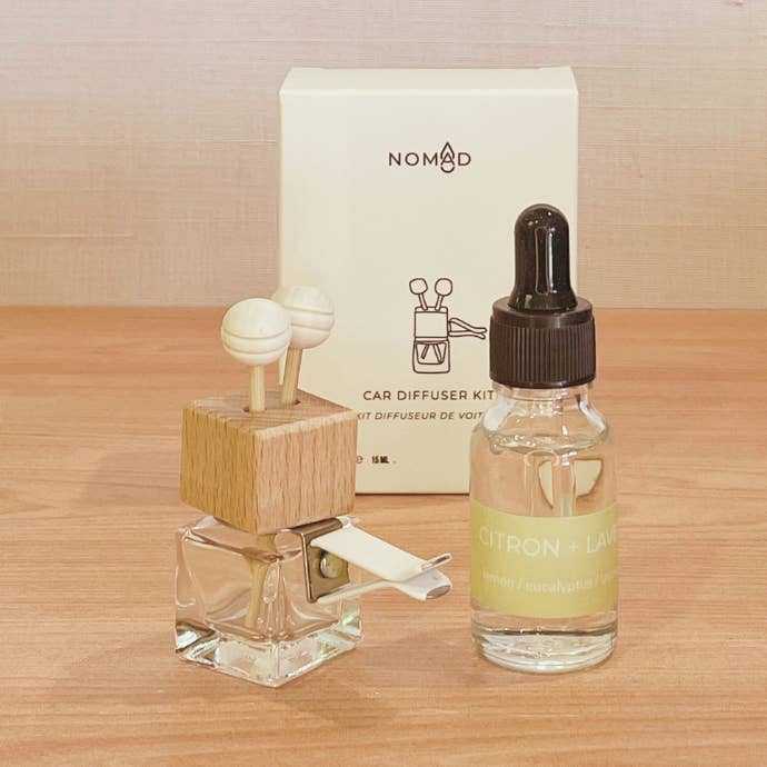Kit de Difusor de Coche con Pinza - Limón + Lavanda para venta al por mayor de Nomad Wax Co.