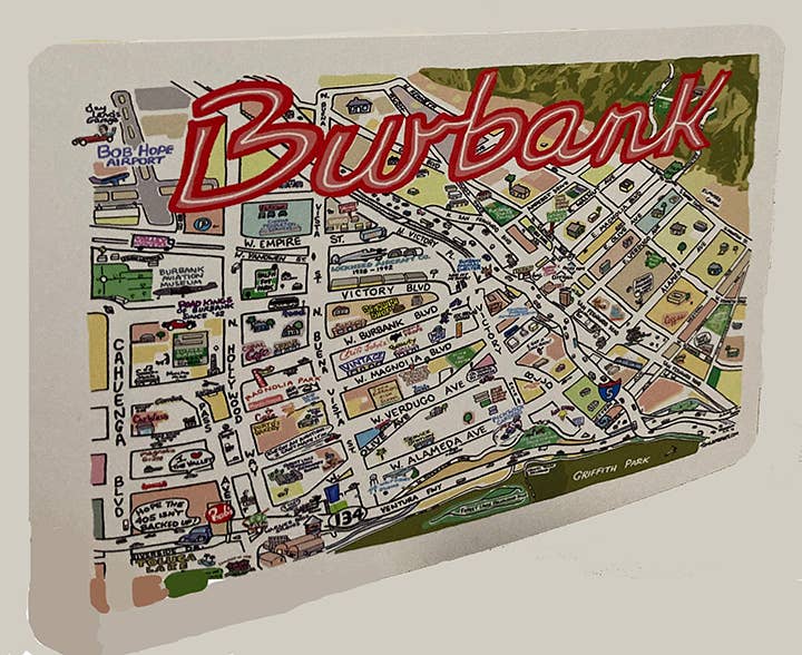 Tom Lamb Maps - Wholesale Postcard - Map Postcards3