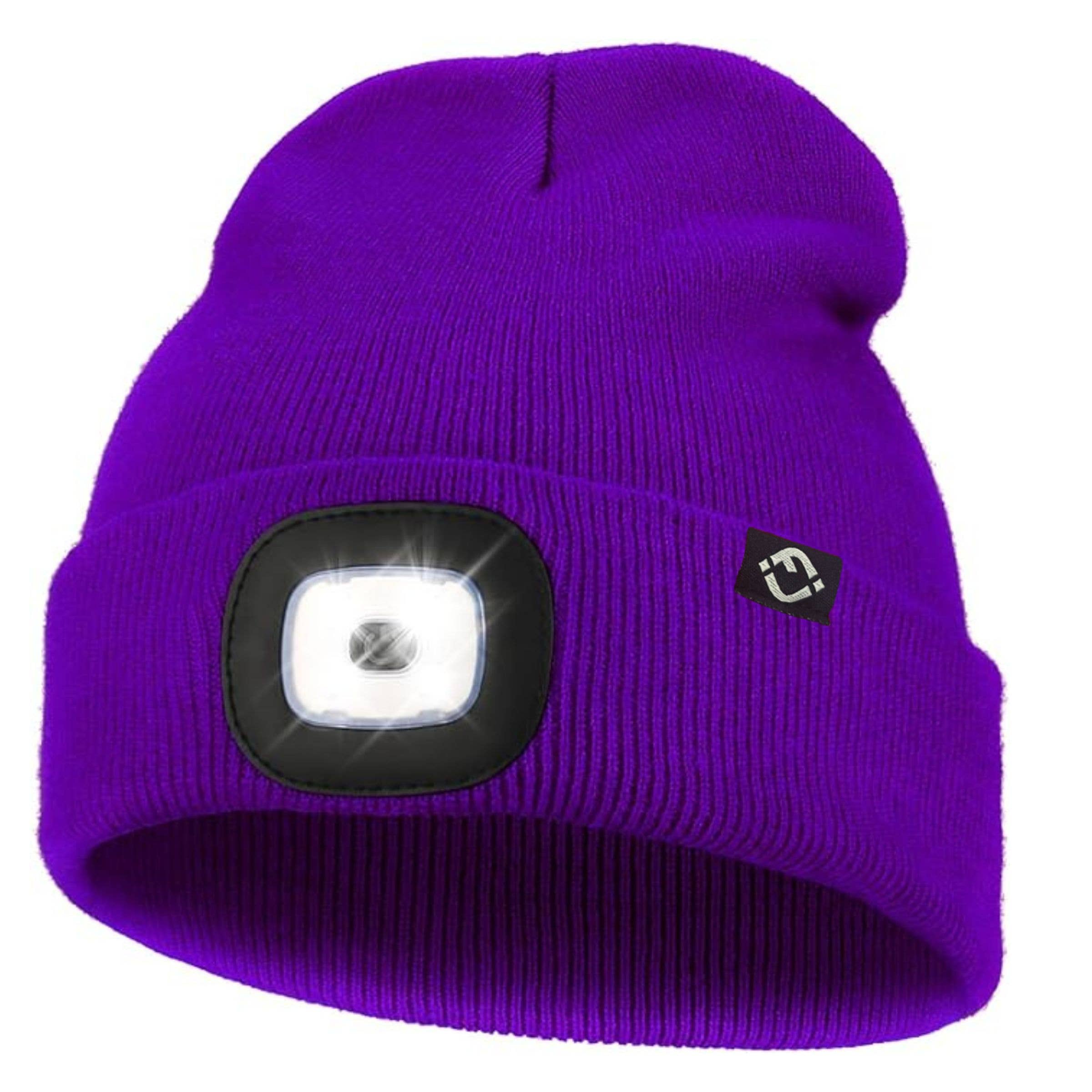 Funky Junque - Wholesale Beanie - Unisex - LED Light Rechargeable Headlamp Beanie0