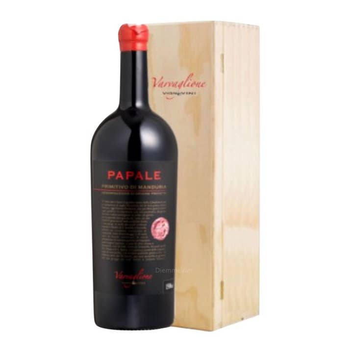 Metina SAS - Vendita all'ingrosso Vino rosso - Papale Primitivo Manduria DOP Varvaglione Magnum 1,5 Single