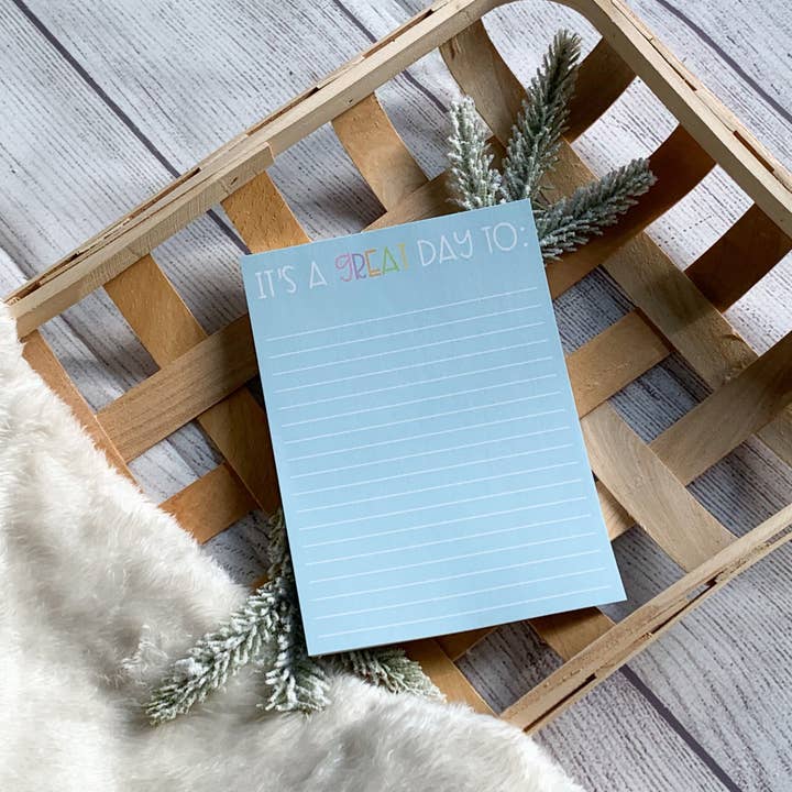 Bloc de notas It's a Great Day para venta al por mayor de P.S. 143 Paper Co