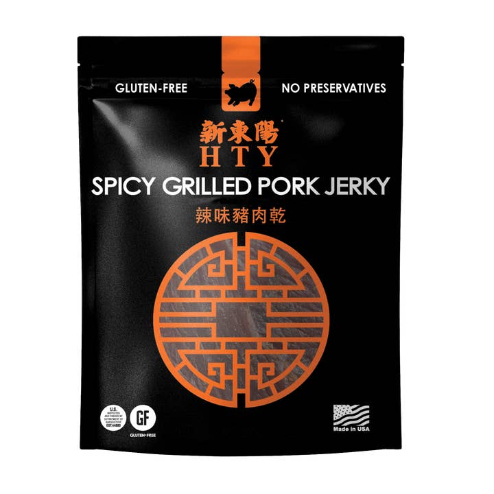 Jerky de porc grillé épicé HTY pour la vente par HTY