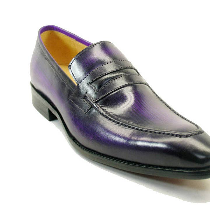 KS478-503 Carrucci lederen Penny Loafer voor wholesale door Carrucci Shoes