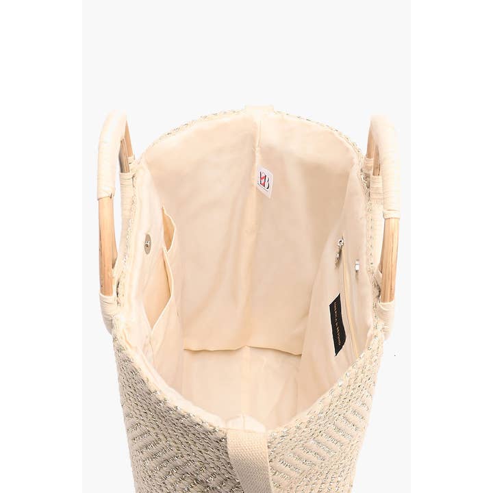 America & Beyond - Wholesale Tote Bag - Women's - Birch Lurex Durrie Tote5