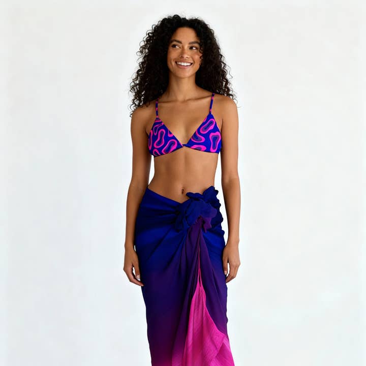 Blå Hav Sarong for engroshandel hos Palet Theory