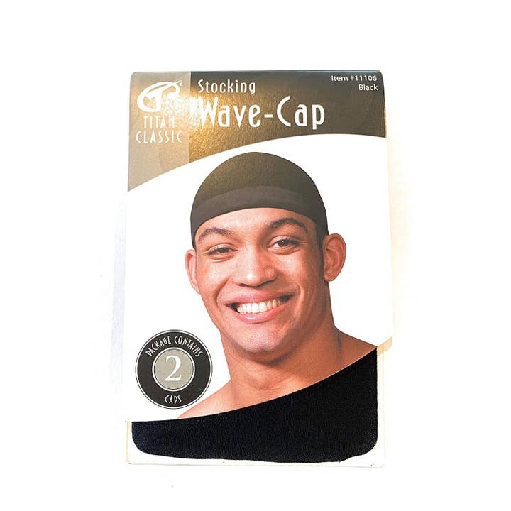 Titan Stocking Wave Cap Black for wholesale by KT Supply