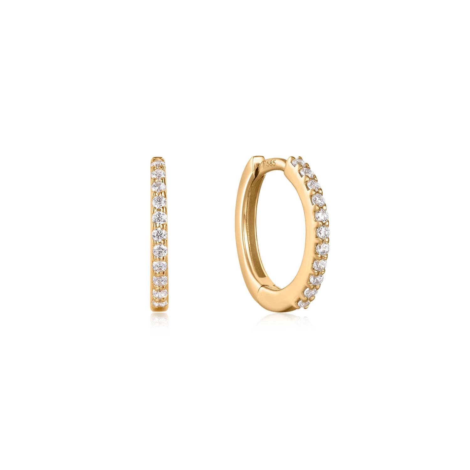 NOLI – Engroshandel Huggie-øreringe – FINE Diamond Huggies0