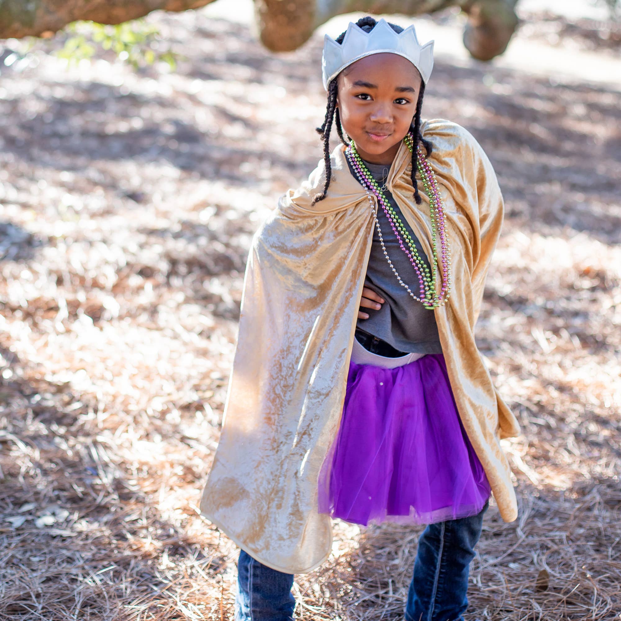 everfan - Wholesale Costume - Kids - Kids Hooded Cloak - Crushed Velour Medieval Hooded Cape6