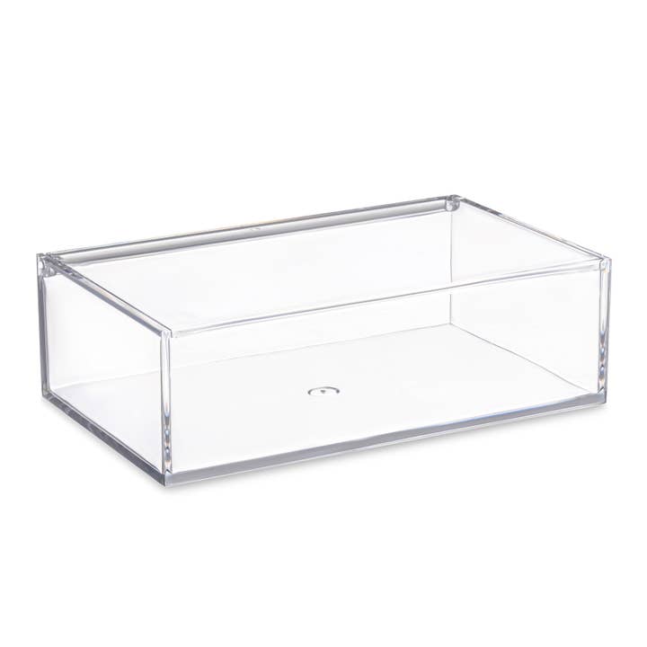 Clear Acrylic Boxes 2 Pack 6.3''X3.94''X1.97'' for wholesale by Hammont