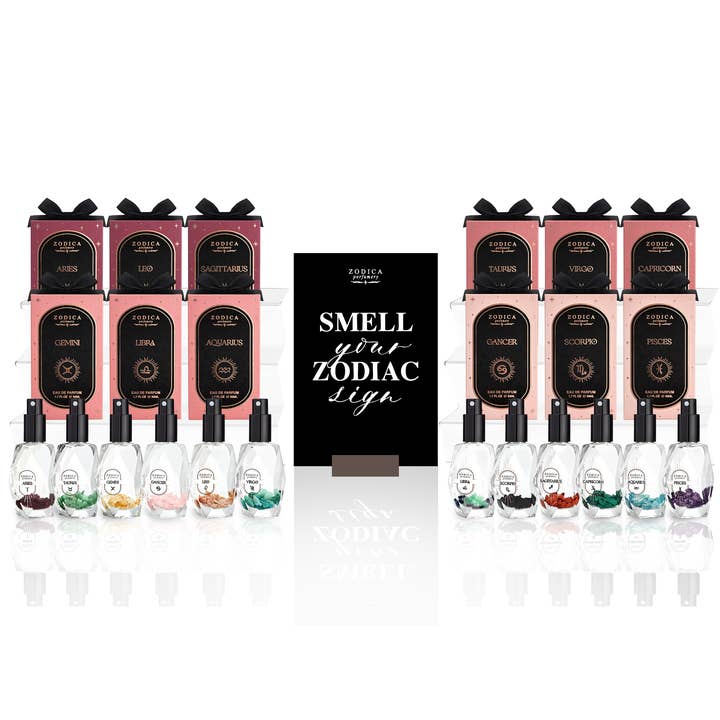 Crystal Infused Zodiac Perfume Prepack 22ml / .75oz for wholesale by Zodica Perfumery
